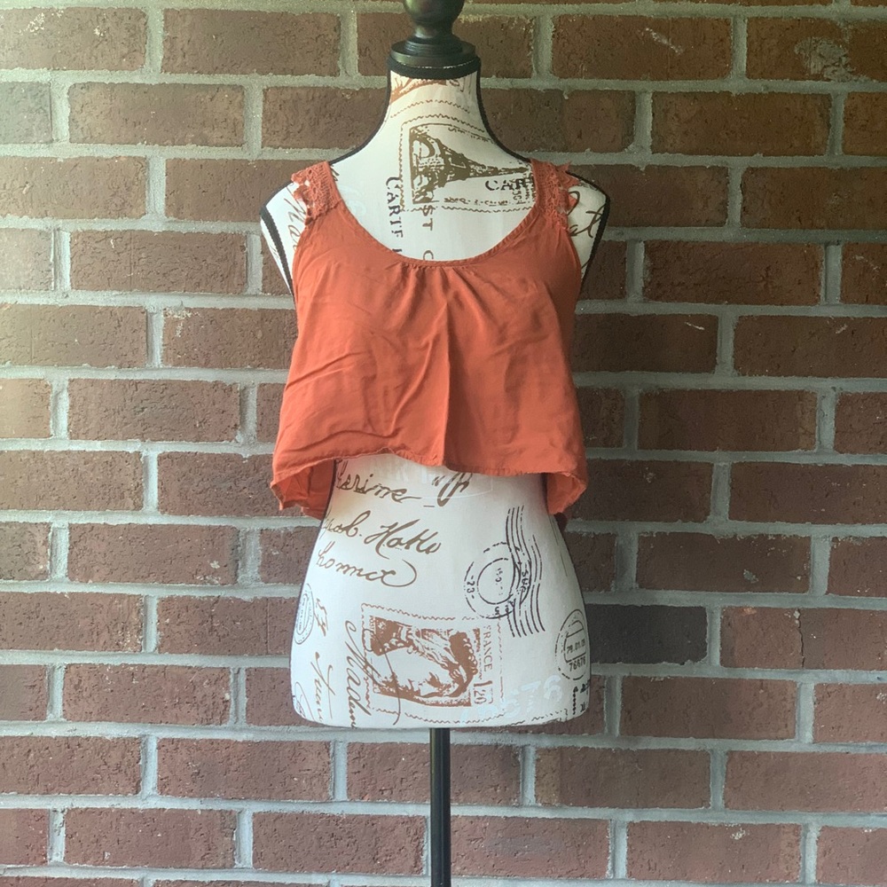 Forever 21 Open Back Crop Top